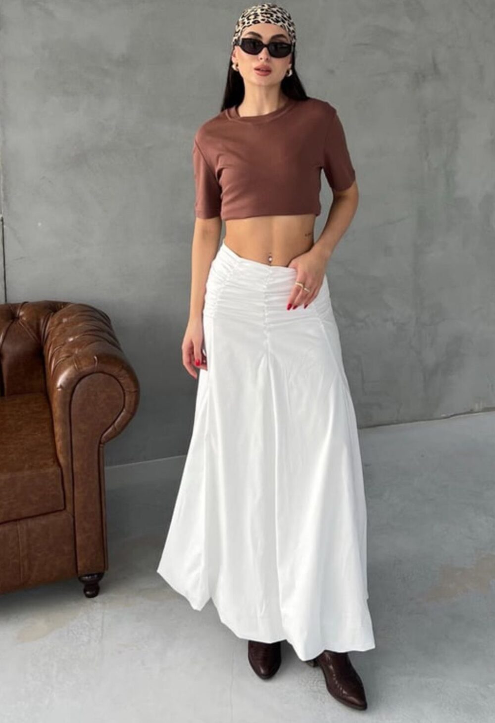 White long skirt