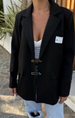 Black oversized blazer - Image 3