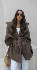 Real cashmere with premium Italian fabric jacket - Image 2