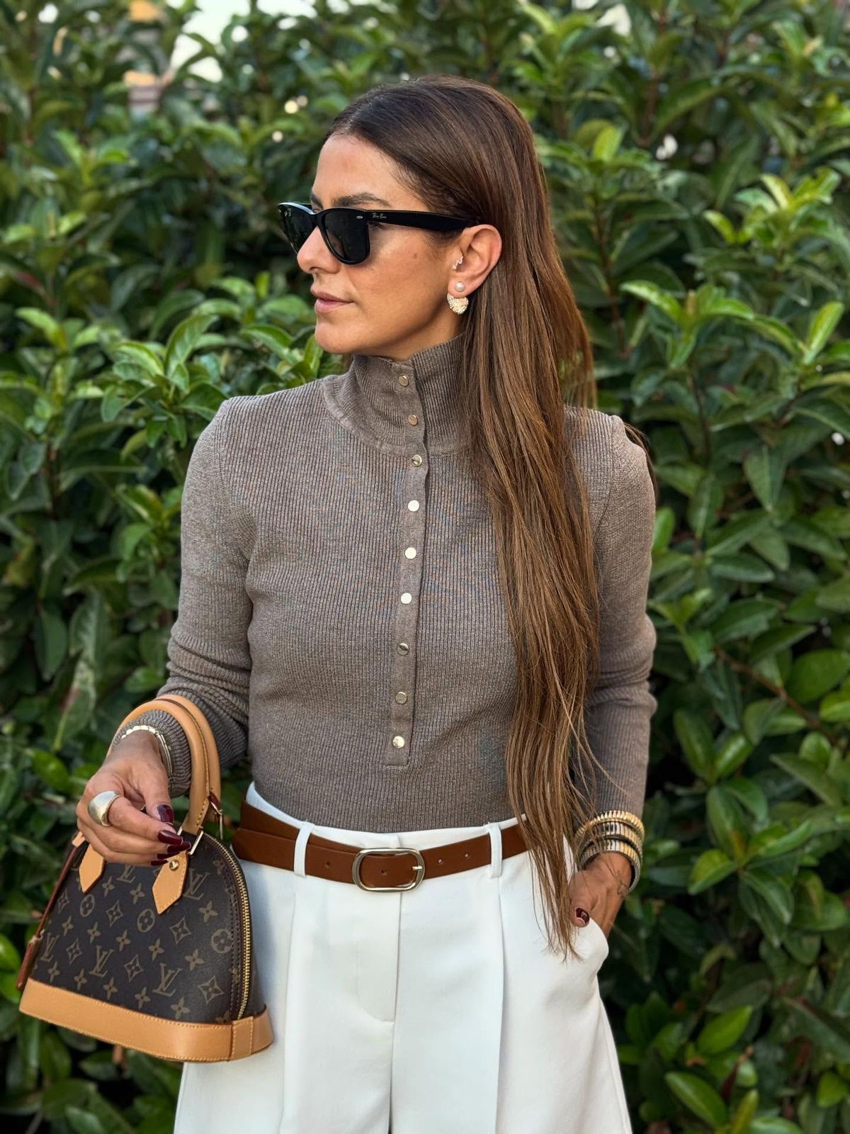 45515d03-98b0-4653-8de5-94f856ce3af1 Ribbed knit long sleeve shirt - Image 1