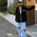 Black oversized blazer