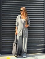 Knitted two piece loungewear set