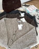 Greige button-up cardigan - Image 4