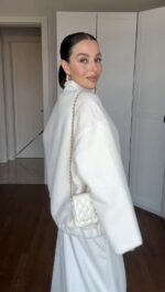 White bomber style jacket - Image 3