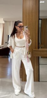 White three-piece set