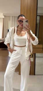 White three-piece set - Image 2