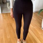 Black oysho high waist lycra leggings