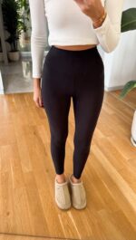 Black oysho high waist lycra leggings