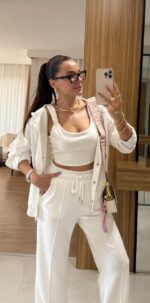 White three-piece set - Image 3