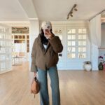 Khaki pouffer jacket