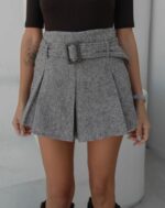 Stylish grey wool-blend co-ord set - Image 4