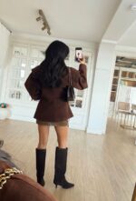 Brown suede jacket - Image 3