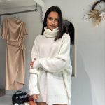 Off white knit long sweater