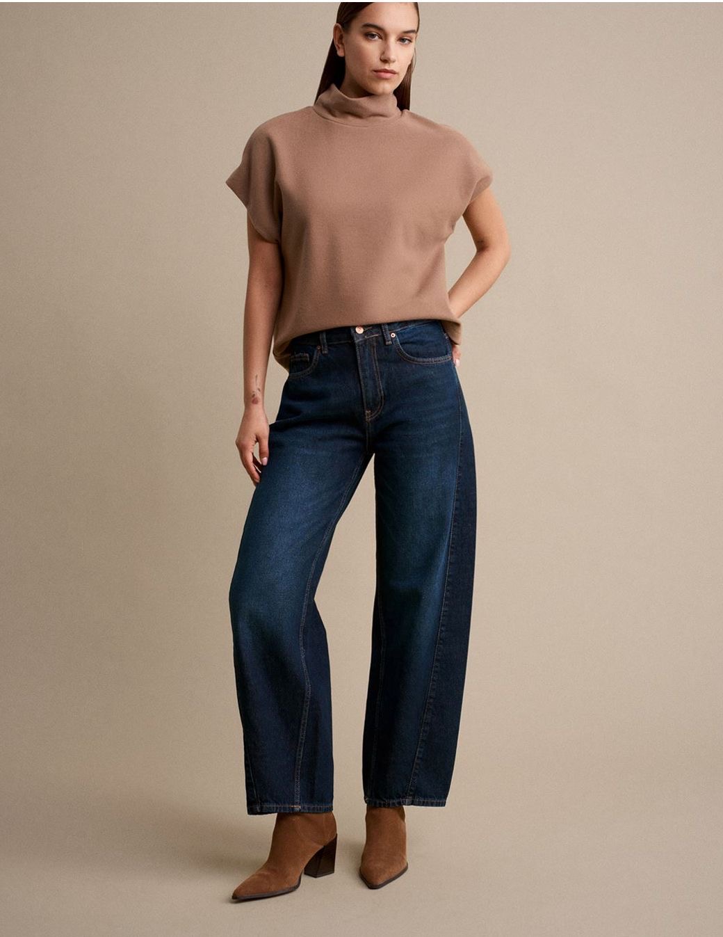 a3cbf0df-4b22-4ba0-924d-b501bcb960fc Navy Blue Baggy Jeans - Image 1