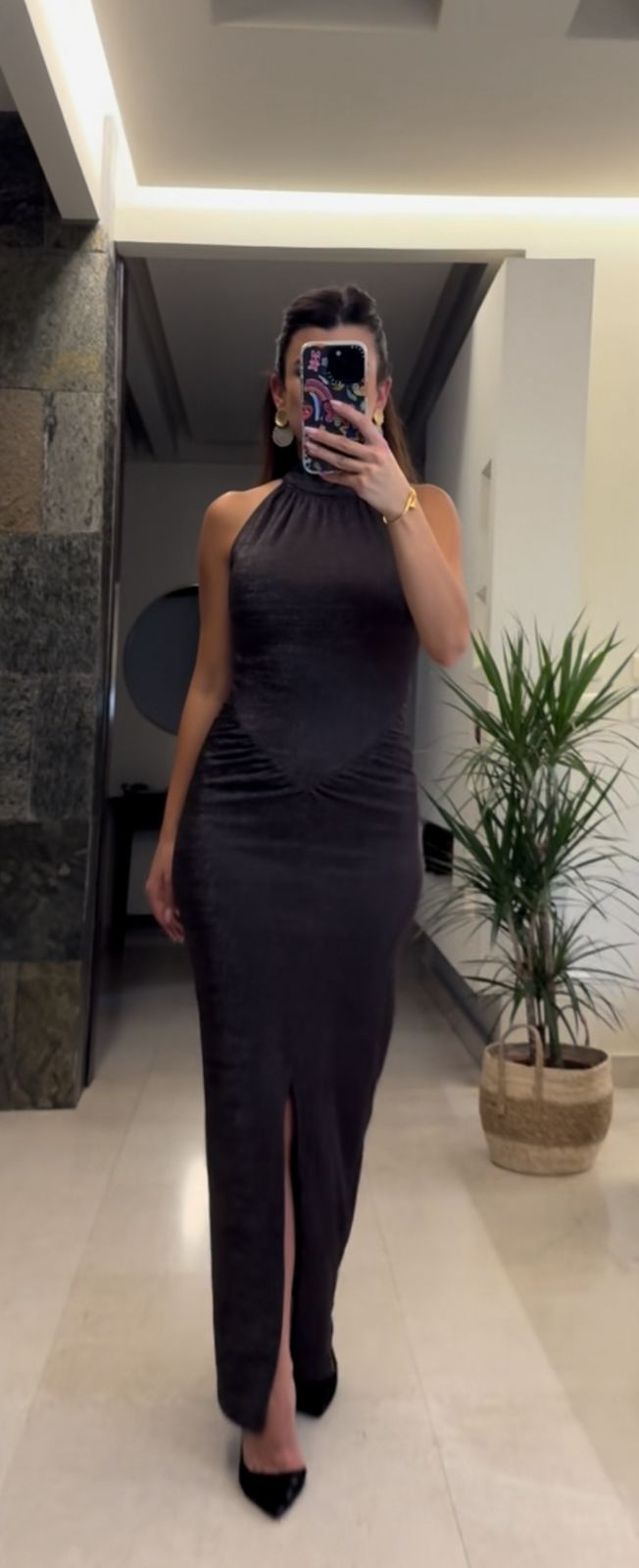 a477e35a-43bc-4c85-a24a-961b23cd8cd1 Bronze shimmer dress - Image 1