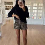 Gold sequin shorts