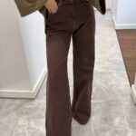Wide leg jeans Brown