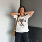 White California Bear Graphic T-Shirt