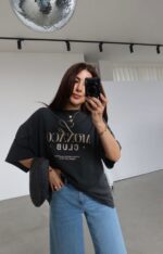 Monaco Club Black Graphic T-Shirt