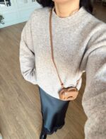 Beige Knit Sweater - Image 2