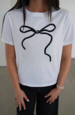 Monaco Club White Graphic T-Shirt - Image 2