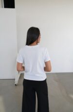 Monaco Club White Graphic T-Shirt - Image 3