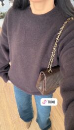 Brown Crewneck Sweater - Image 2