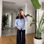 Colorblock Button-Up Shirt