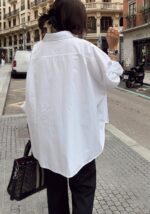 Oversized White Button-Up Shirt - Image 2