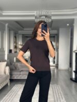 Brown Short Sleeve T-Shirt