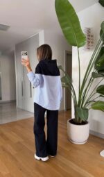 Colorblock Button-Up Shirt - Image 2