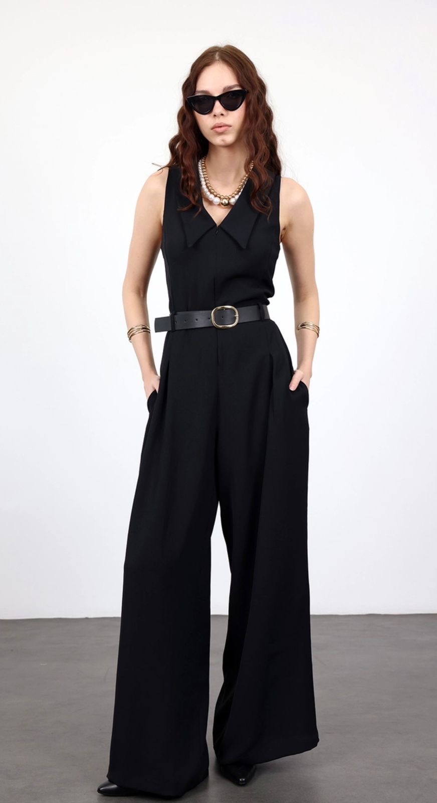 de6e3901-1bbf-4ddc-a225-00540cf8e43d Black Wide Leg Jumpsuit - Image 1
