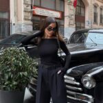 Black Tailored Shorts