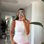 White Sleeveless Top