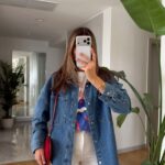 Women's Blue Denim Button-Up Shirt