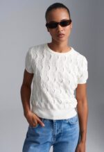 White Short Sleeve Top