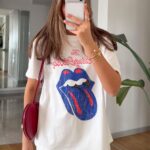 Rolling Stones Blue Tongue Graphic T-Shirt