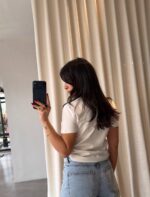 White Basic T-Shirt - Image 2