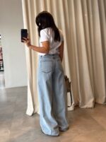 Blue Denim Brushed Jeans - Image 3