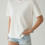 Women's White Short Sleeve Cos T-Shirt