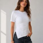 Women's White Short Sleeve T-Shirt