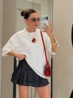 White Heart Cutout T-shirt - Image 2