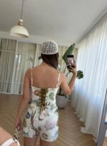 Beige Sea Life Print Summer Set - Image 2