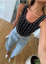Studded Black Tank Top - Image 2