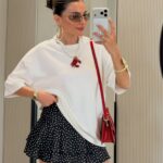 White Heart Cutout Shirt