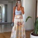 Floral Maxi Skirt