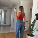 High Waist Blue Mom Jeans