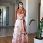 Pink Floral Print Sleeveless Maxi Dress
