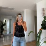 Studded Black Tank Top