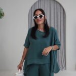 Teal Short Sleeve Top and Shorts Set